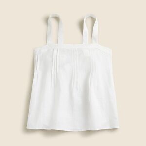 J. Crew Bow-back linen top